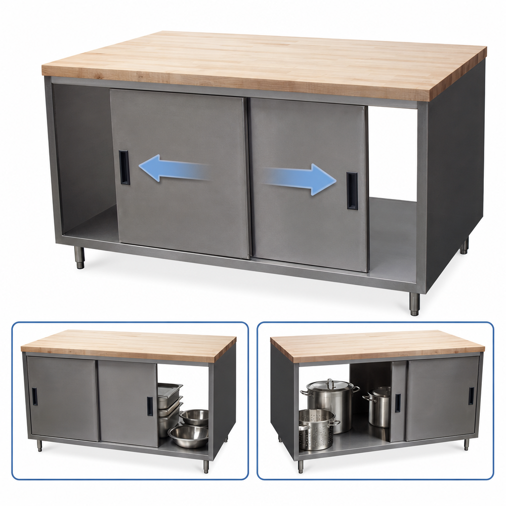 Dual Access Sliding Doors
