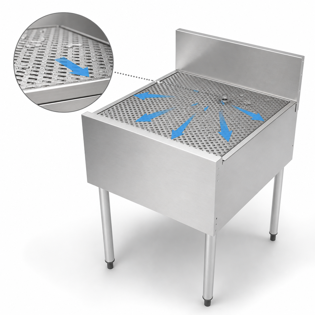 Pitched Drainboard Top