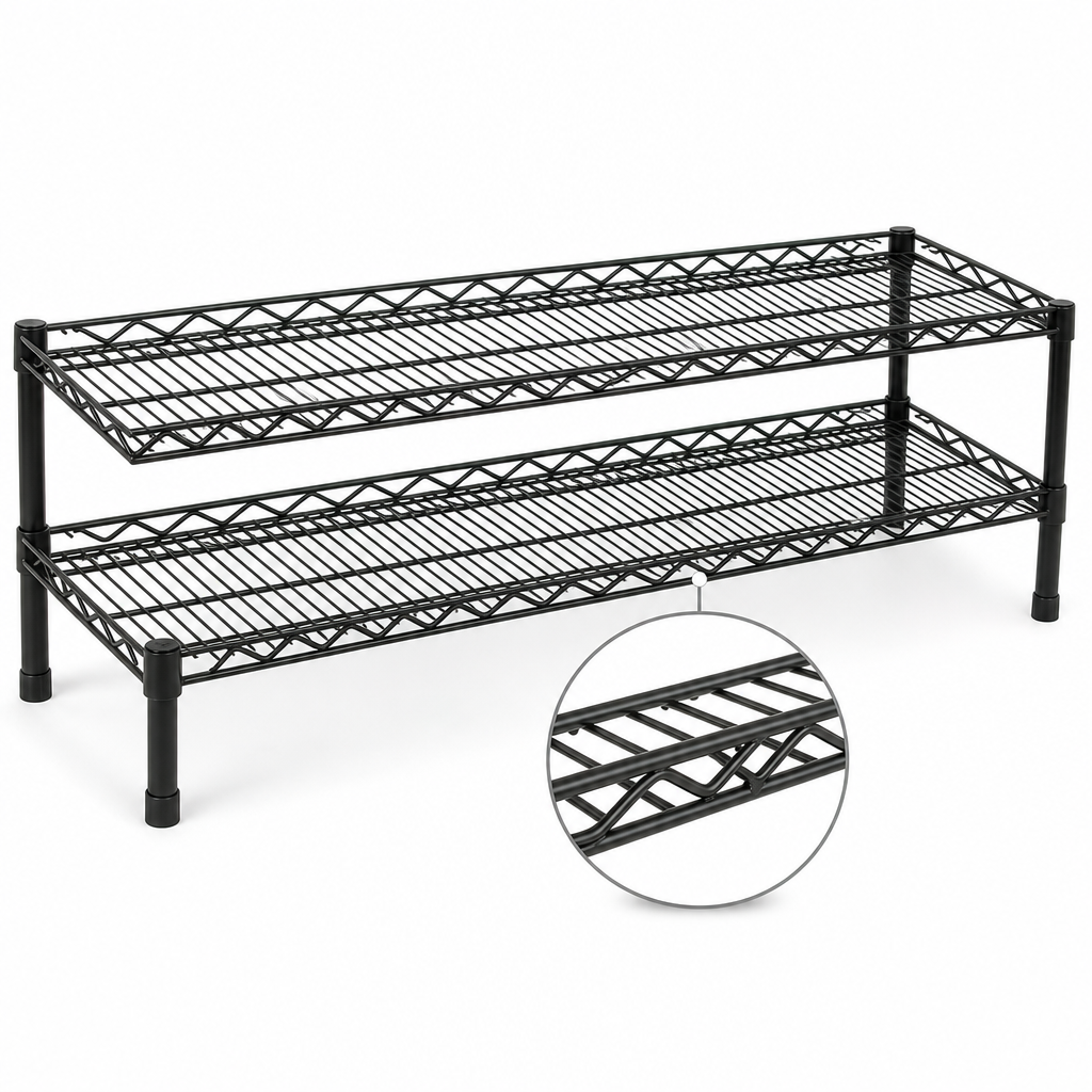 Patented QuadTruss Bottom Shelf