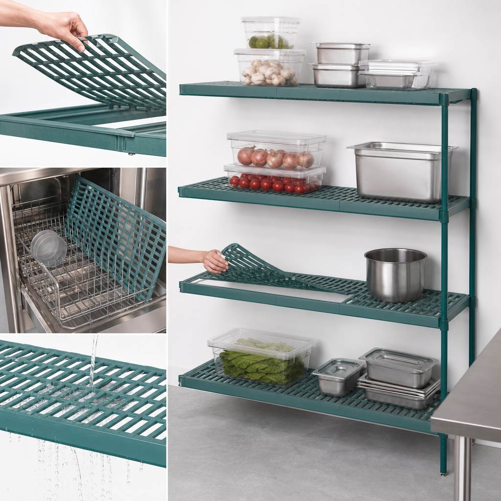 Removable Polymer Shelf Mats