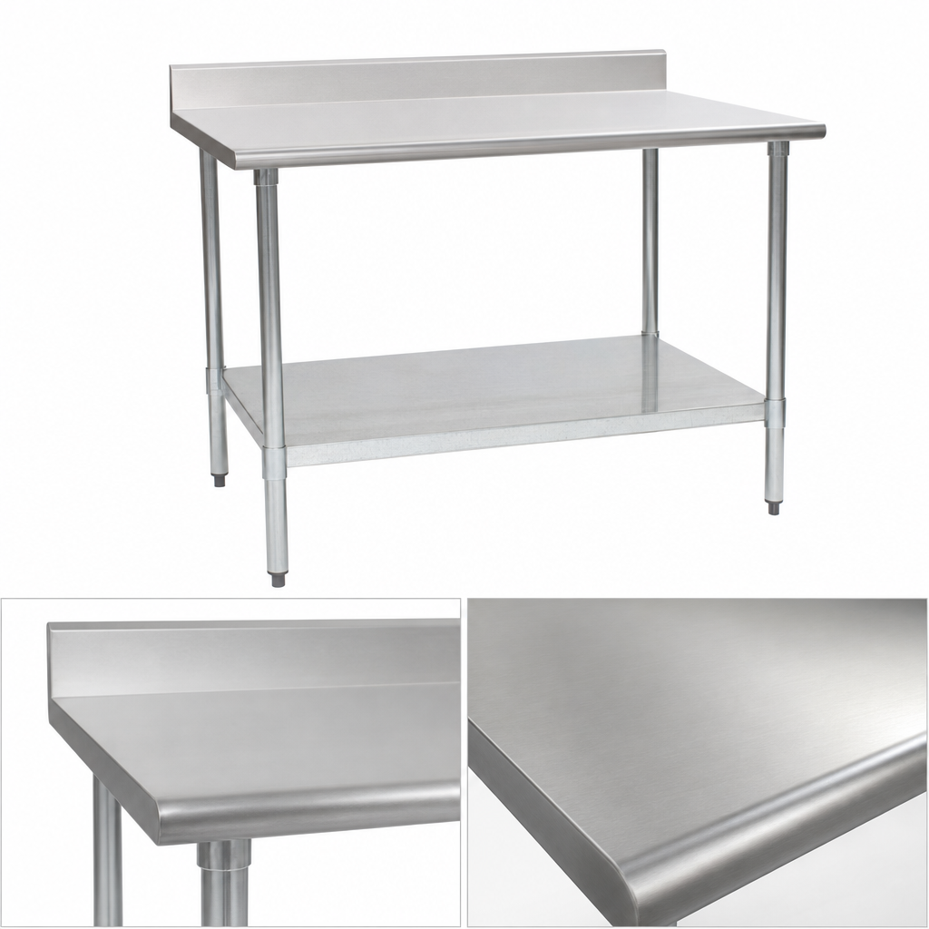 16-Gauge Stainless Steel Top