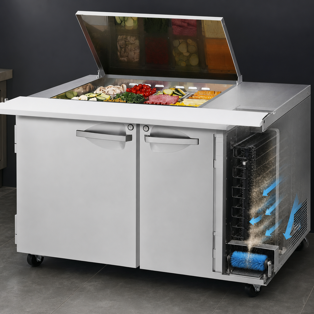 Self-Cleaning Condenser