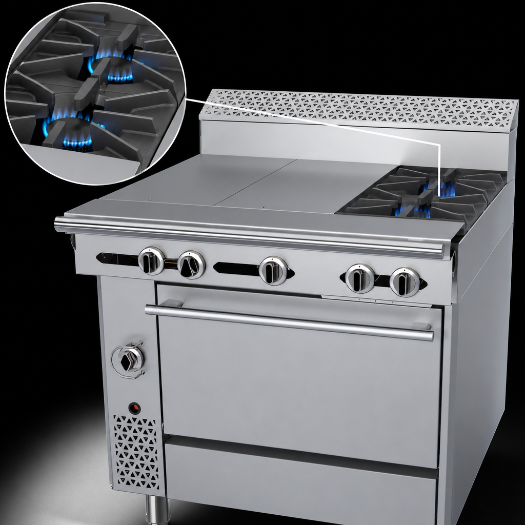 High-Output Open Burners