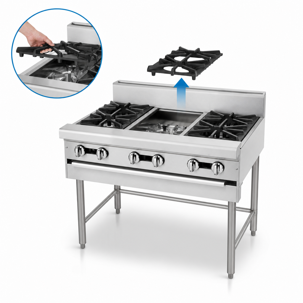 Individual Lift-Off Steel Top Grates