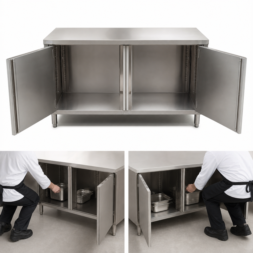 Dual-Access Cabinet Base