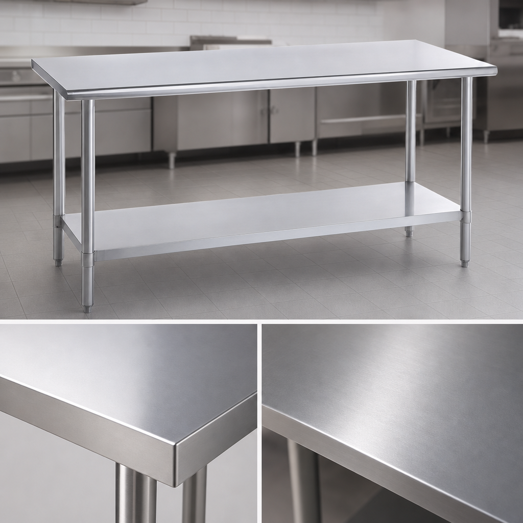 14-Gauge 300-Series Stainless Steel Top