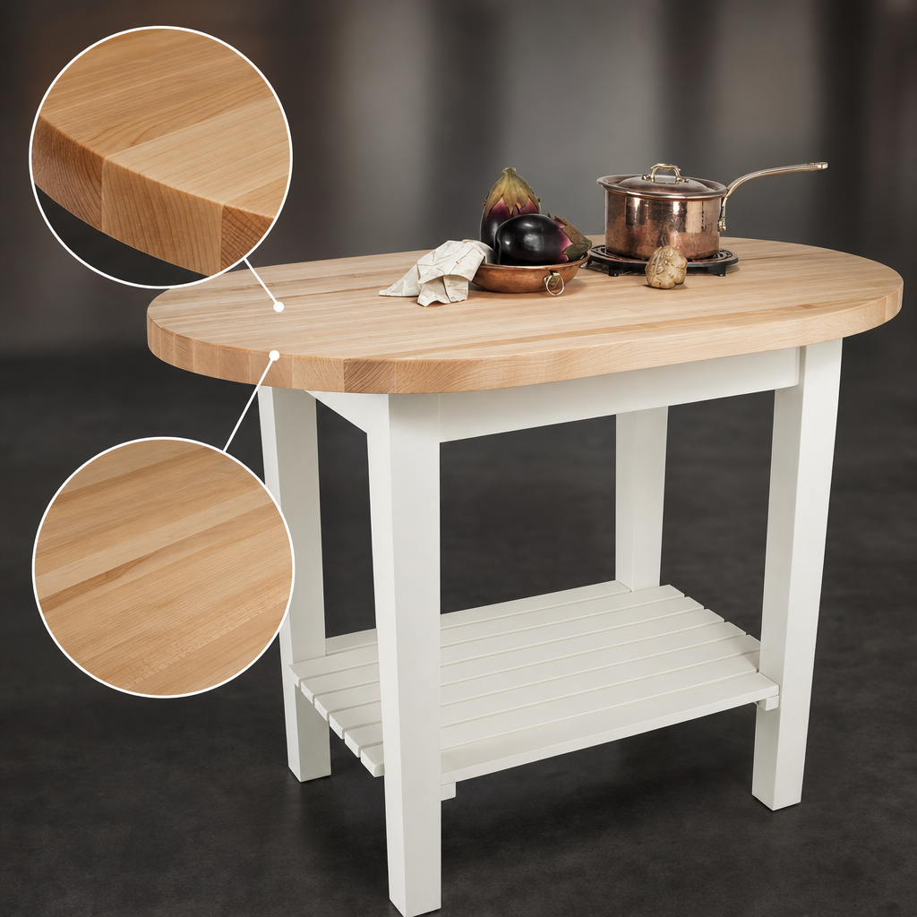 Edge-Grain Butcher Block Top