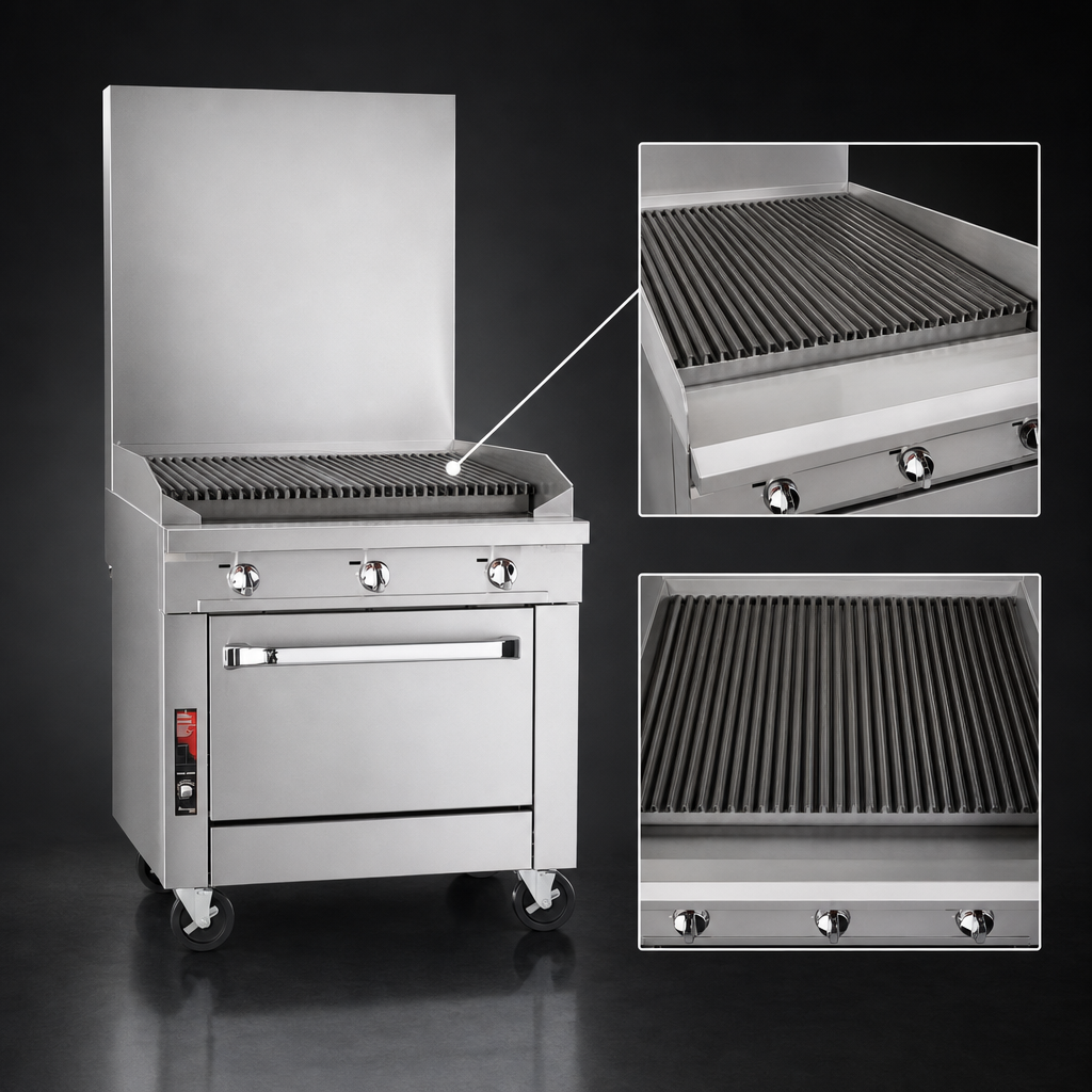 Full-Width Charbroiler Surface