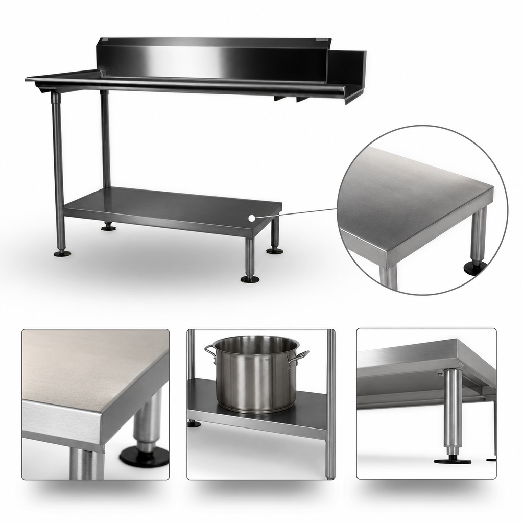 14-Gauge Stainless Steel Shelf
