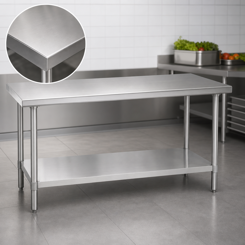16-Gauge Stainless Steel Top