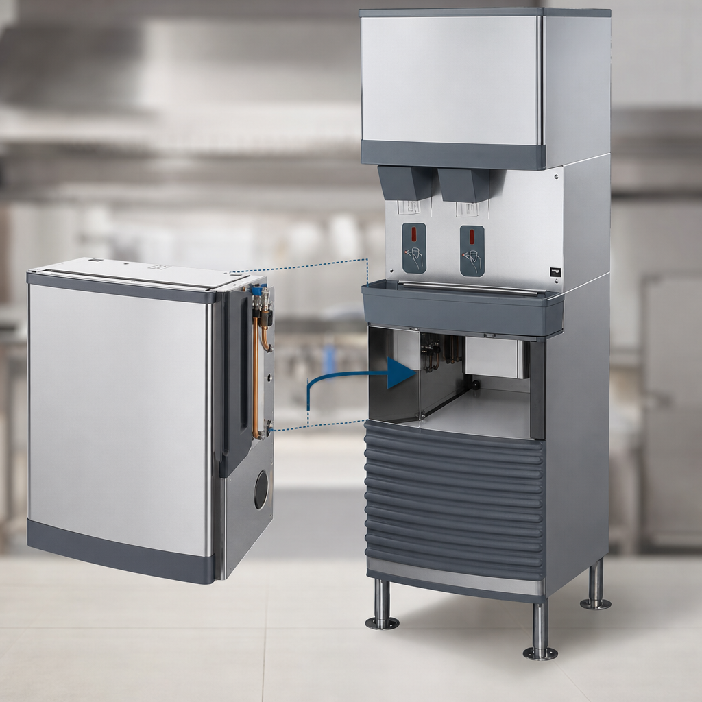 Removable Water-Cooled Icemaker