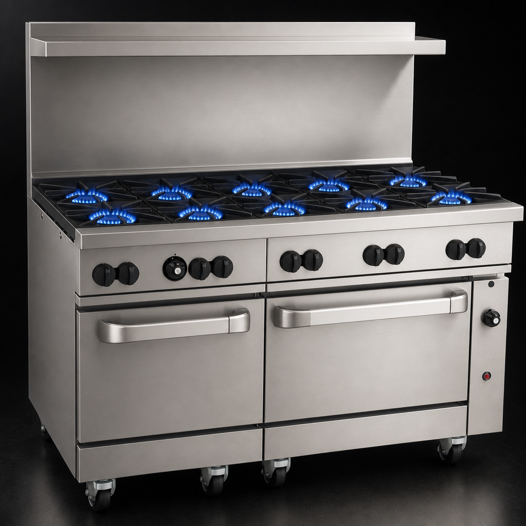 Ten Open Burners