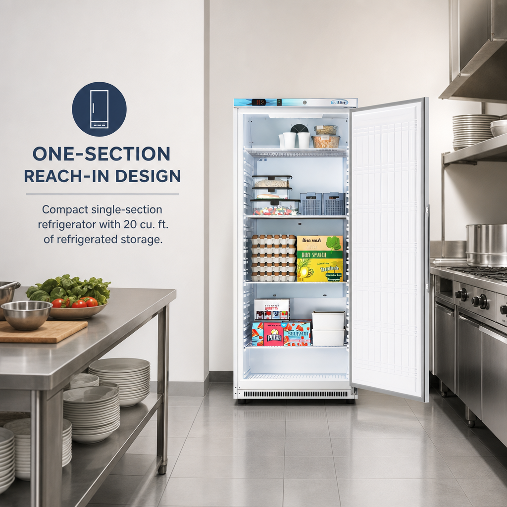 One-Section Reach-In Design