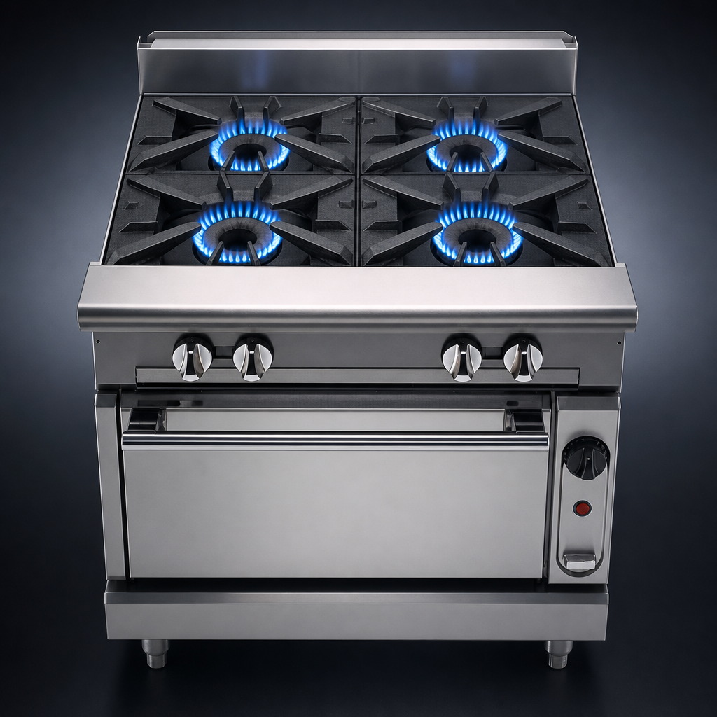 Four Open Burners