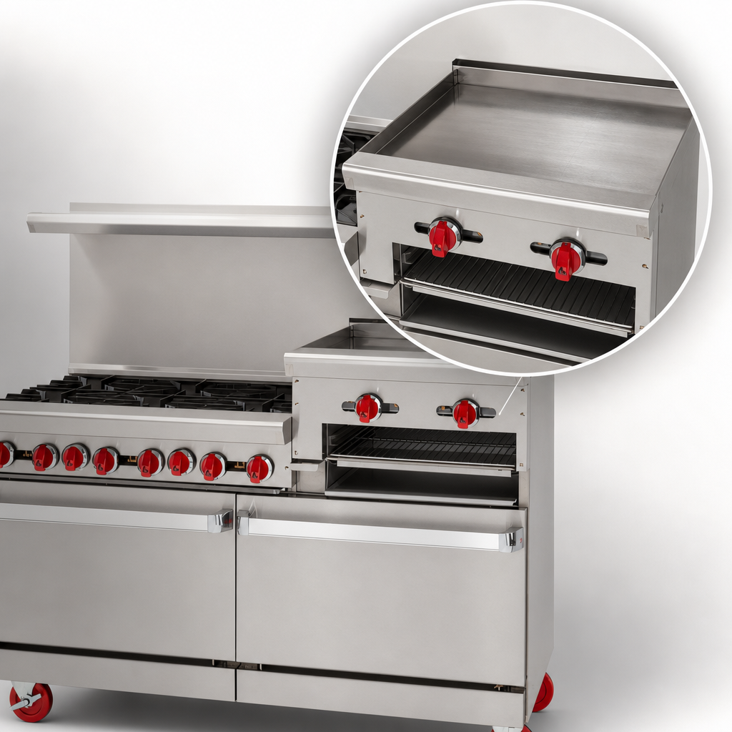 24-Inch Raised Griddle/Broiler