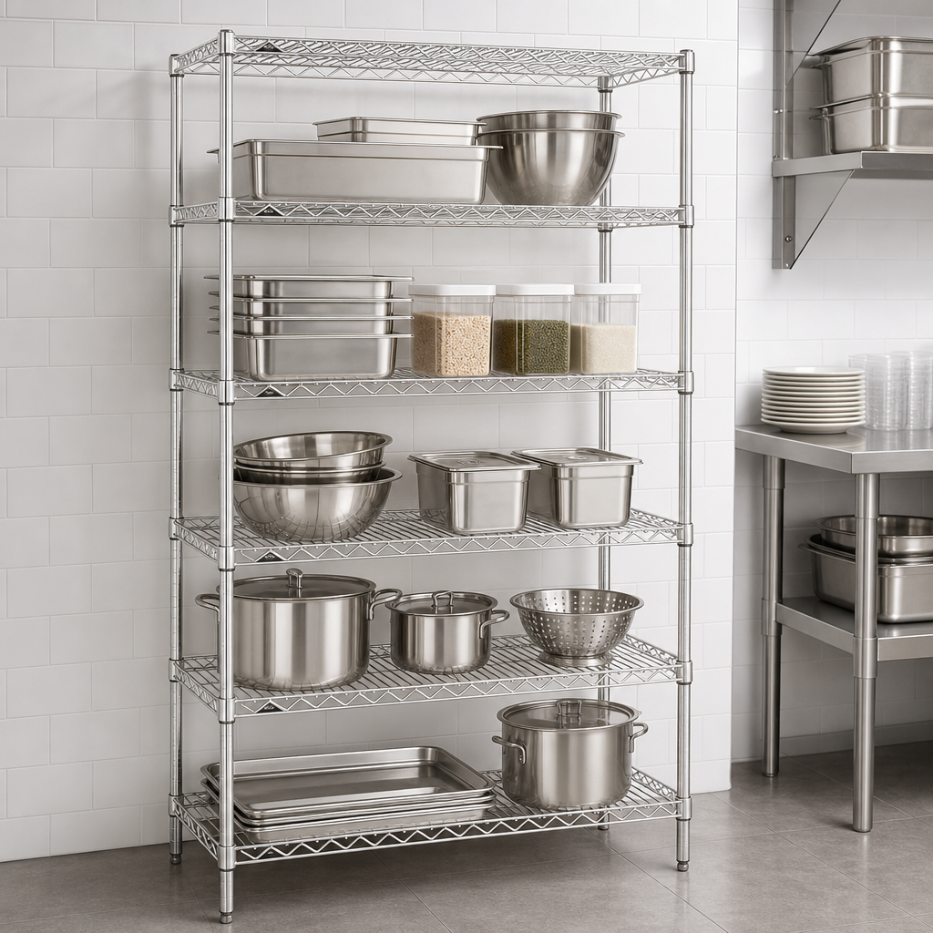 Five Wire Shelves