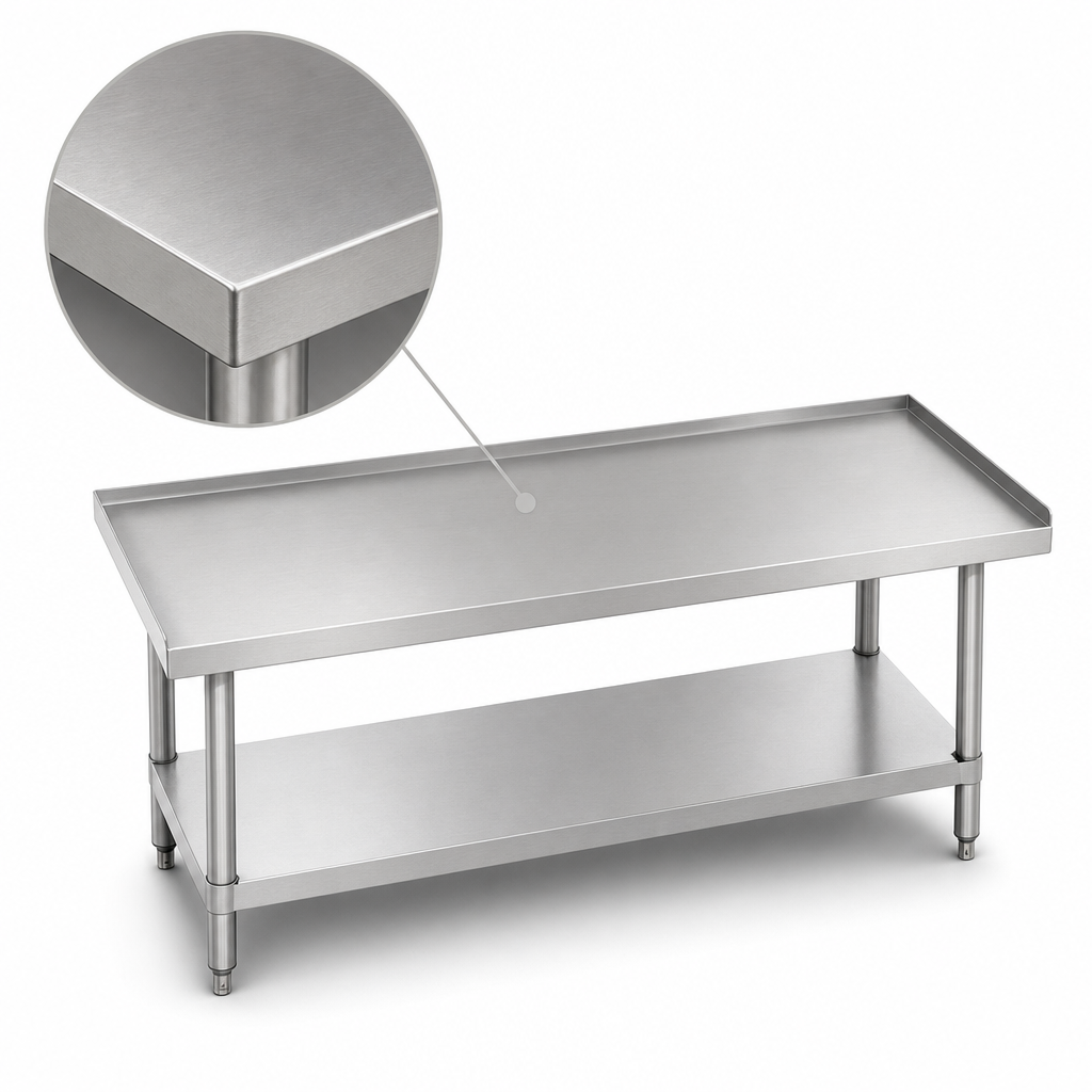 14-Gauge 304 Stainless Steel Top