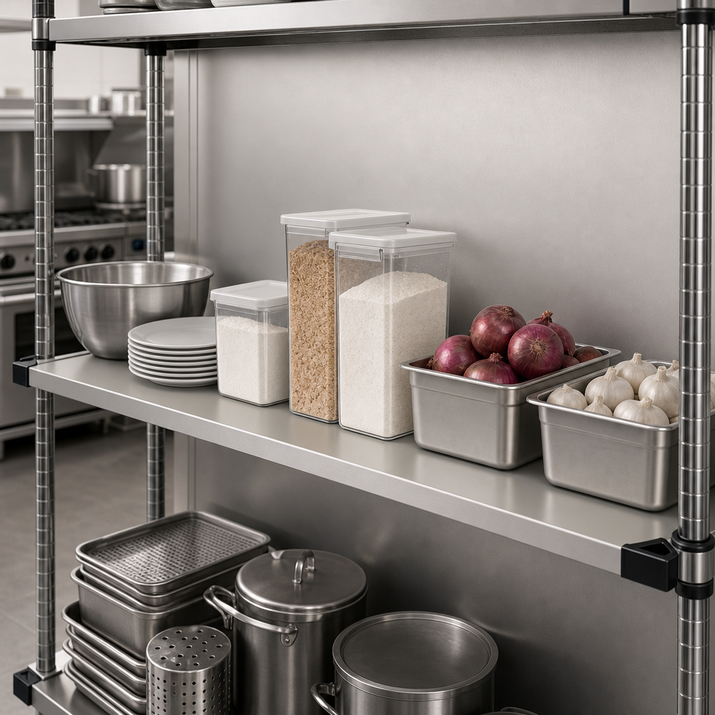 Flat Solid Shelf Surface
