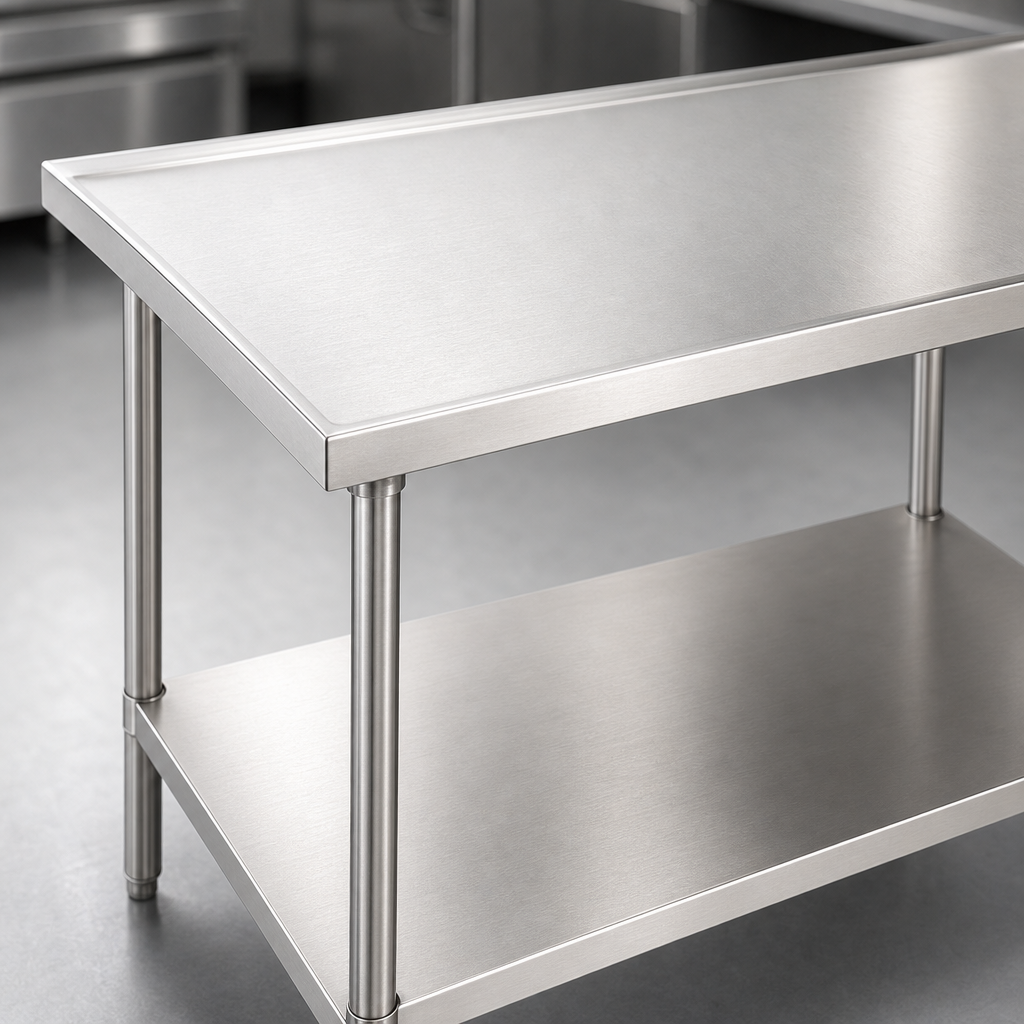 14-Gauge 304 Stainless Steel Top