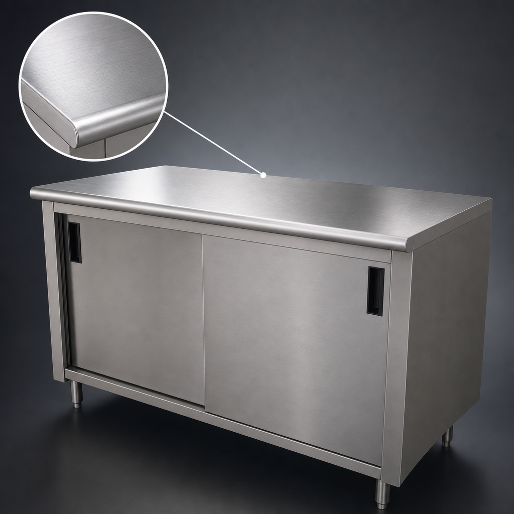 16-Gauge 304 Stainless Steel Top