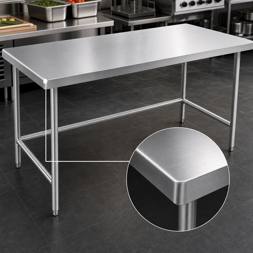 14 Gauge 304 Stainless Steel Top