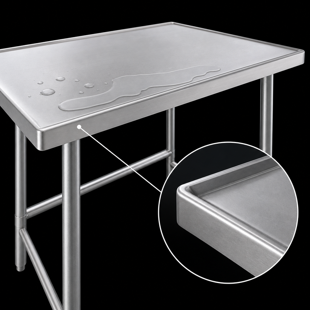 No-Drip Die-Formed Edge