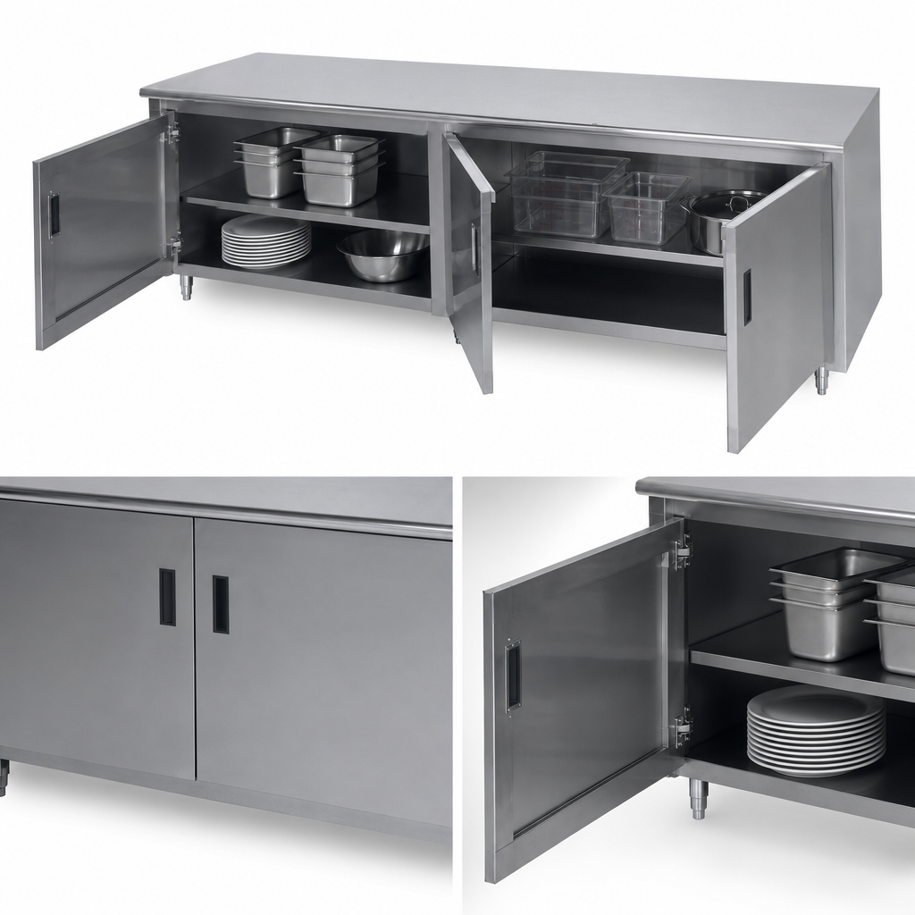 Cabinet Base with Hinged Doors