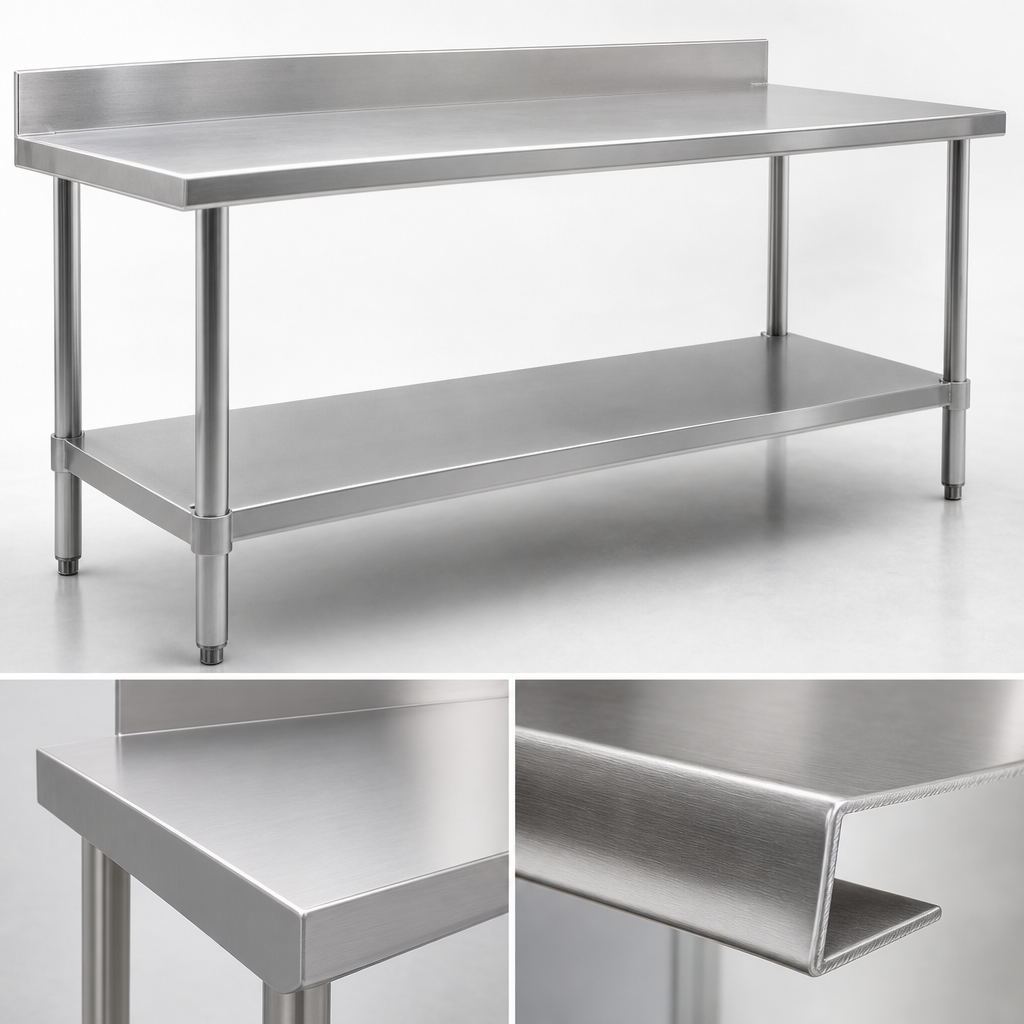 14-Gauge 300 Series Stainless Steel Top