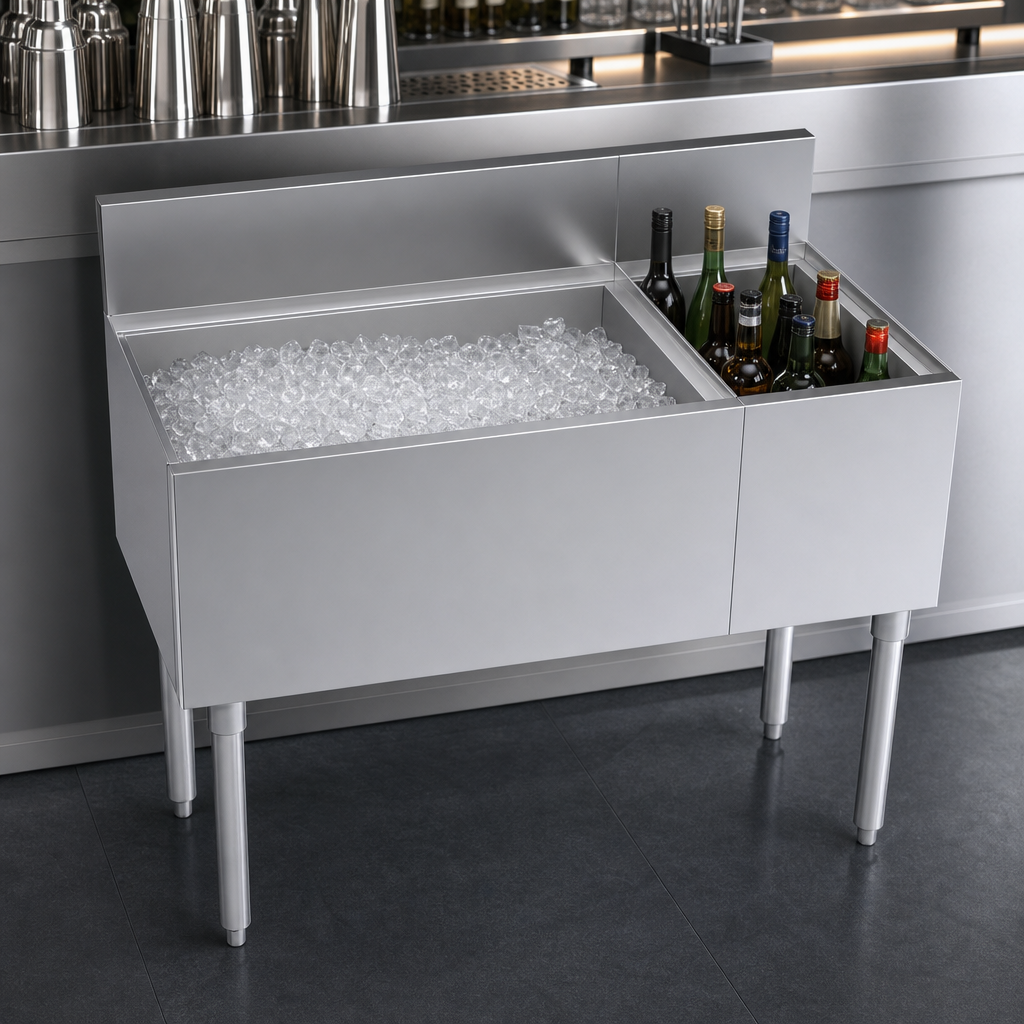 Left-Hand Ice Bin Layout