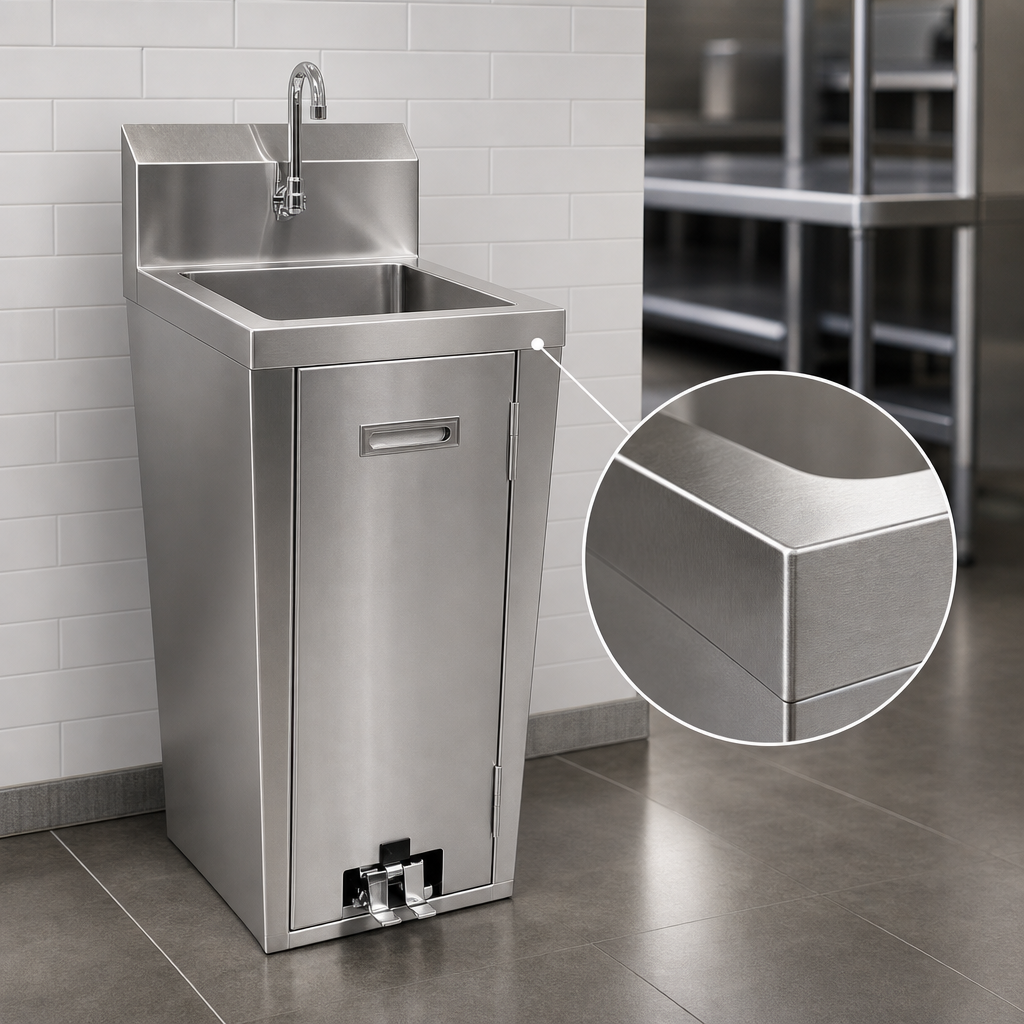 16-Gauge Stainless Steel Construction