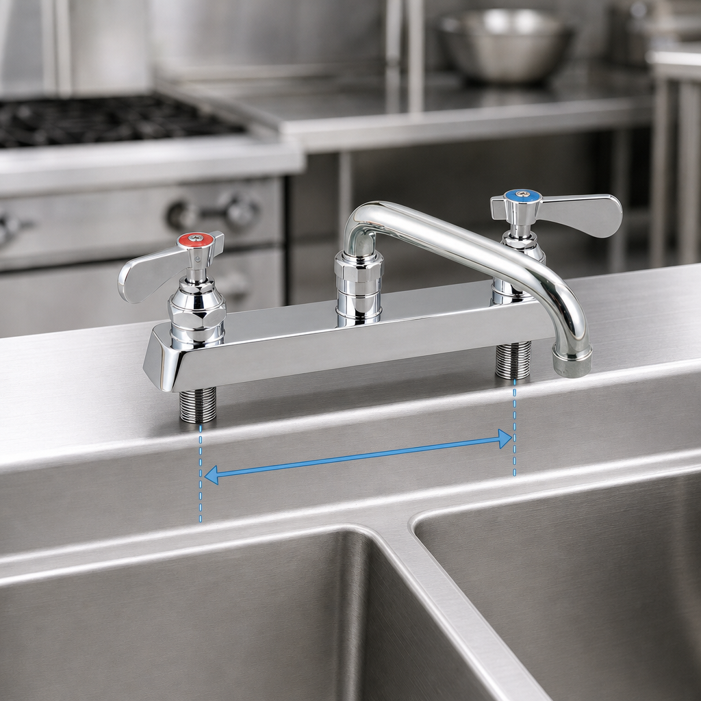 8-Inch Center Deck Mount