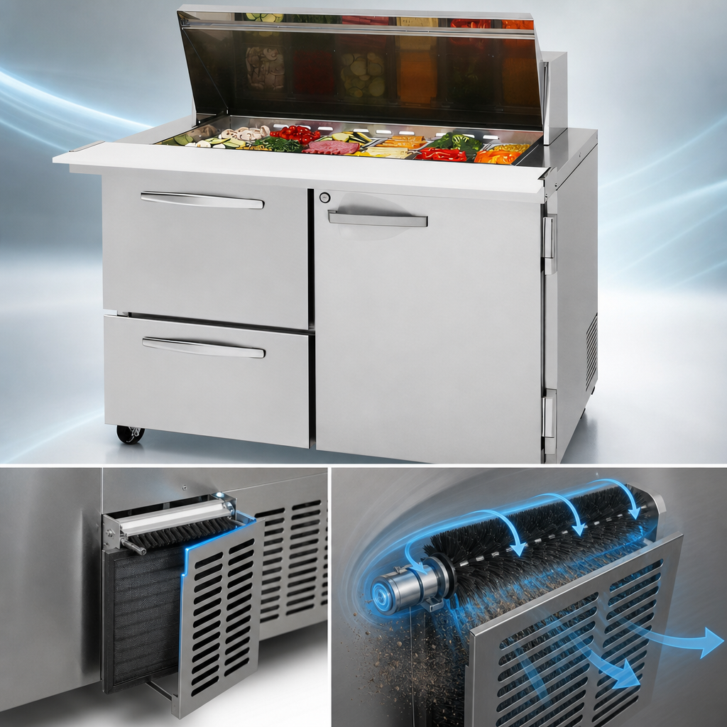 Self-Cleaning Condenser