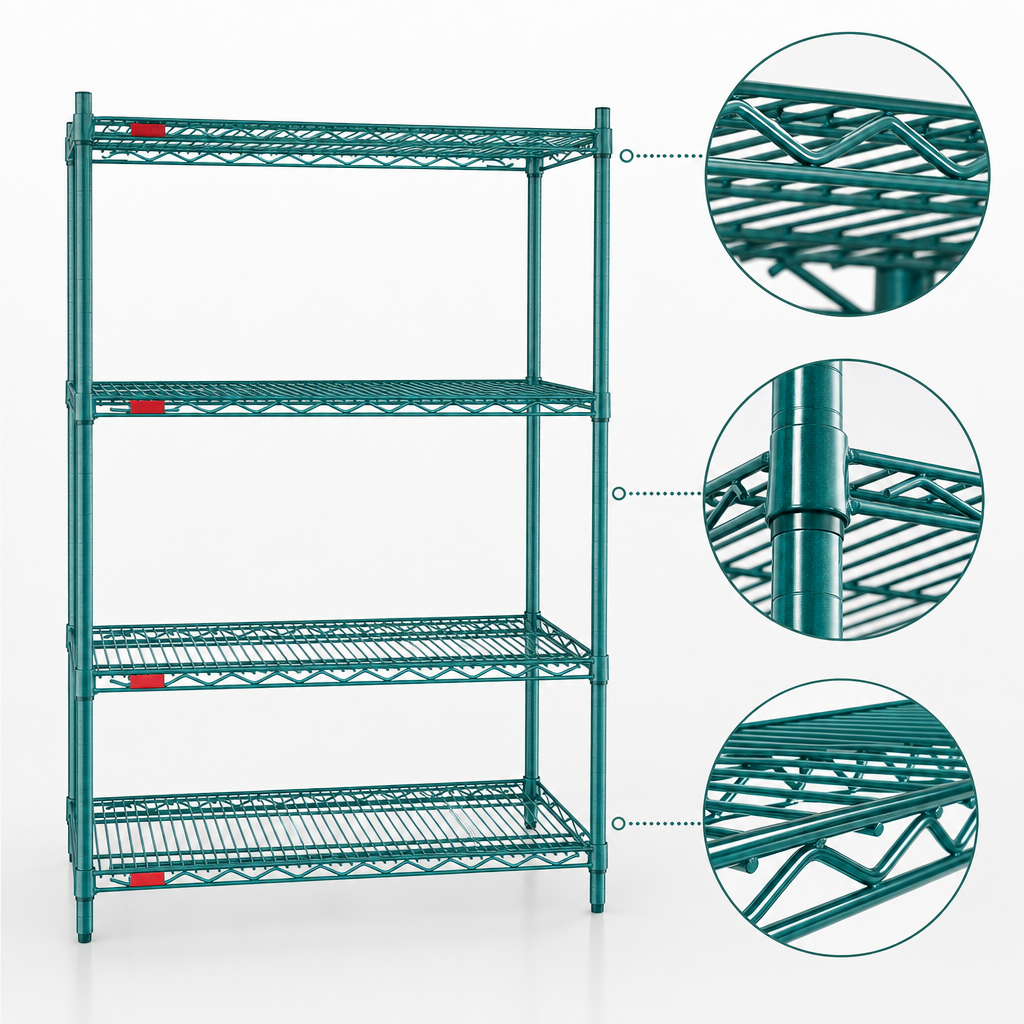 Patented QuadTruss Shelf Design