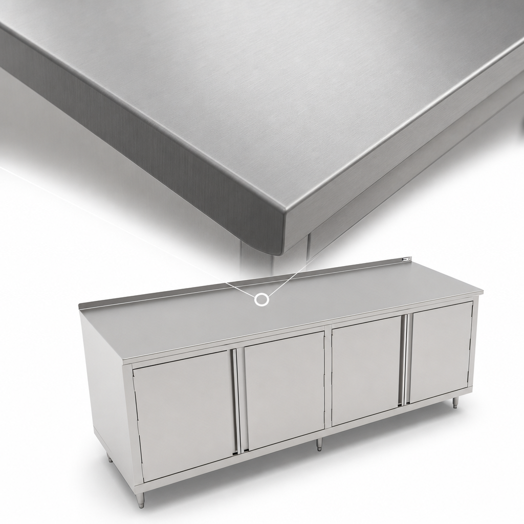 16-Gauge Type 300 Stainless Steel Top
