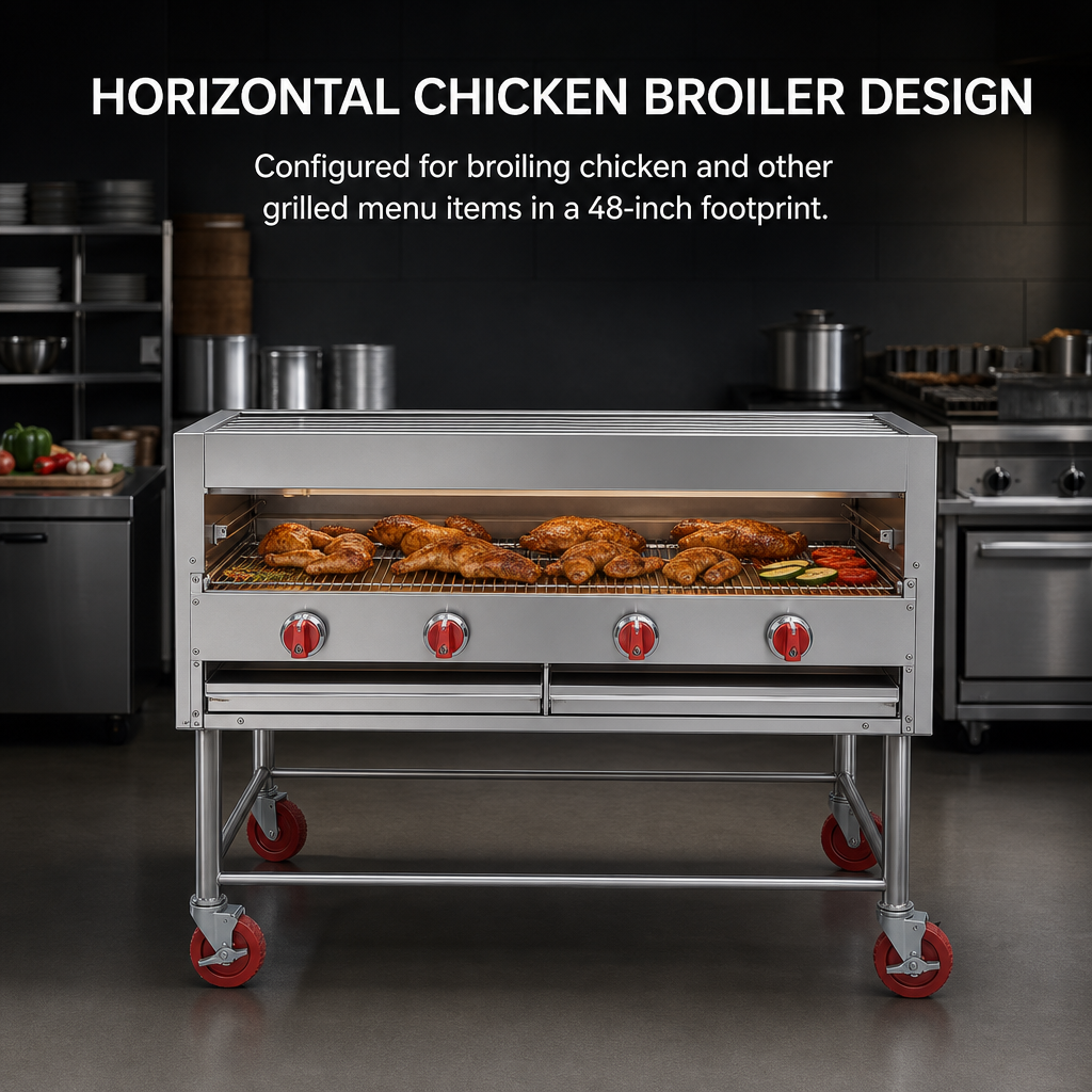 Horizontal Chicken Broiler Design