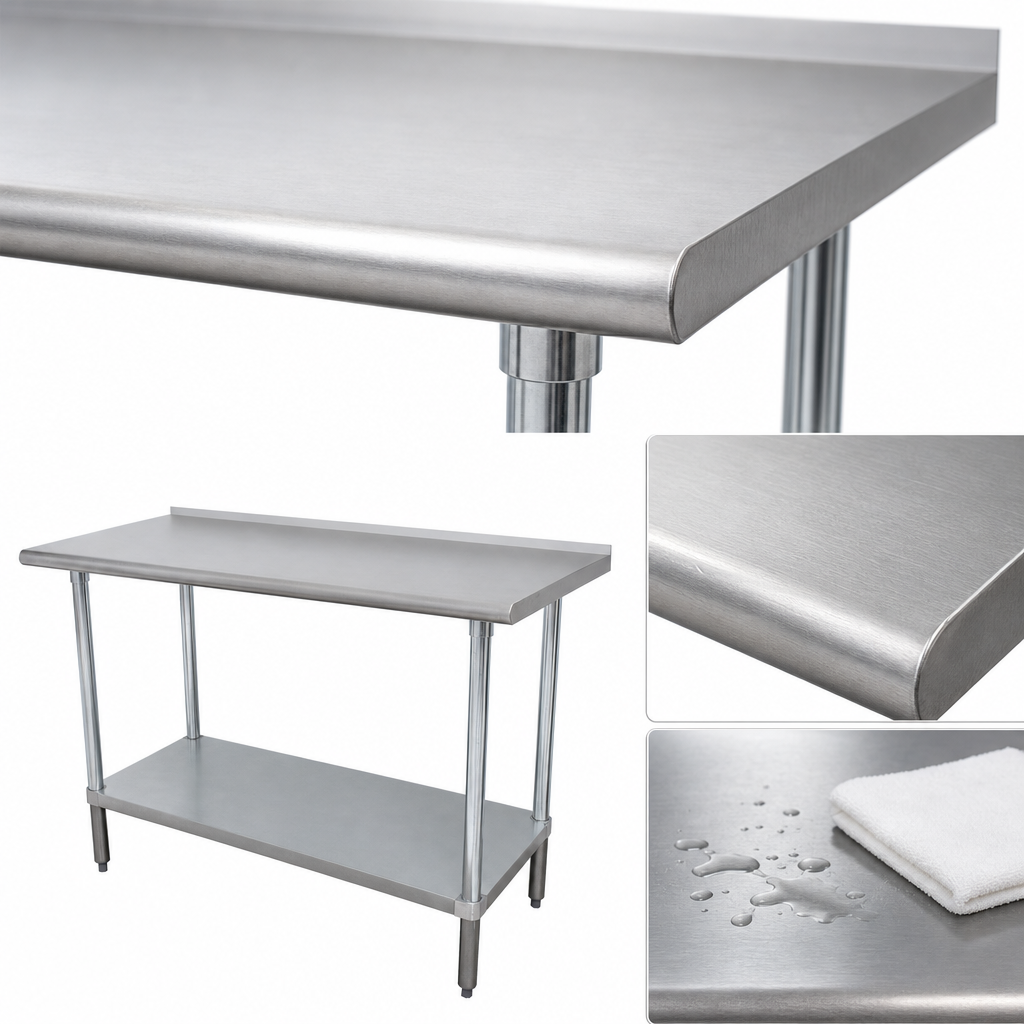16-Gauge 430 Stainless Steel Top