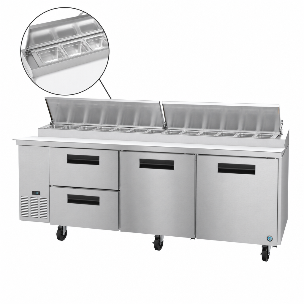12-Pan Ingredient Rail