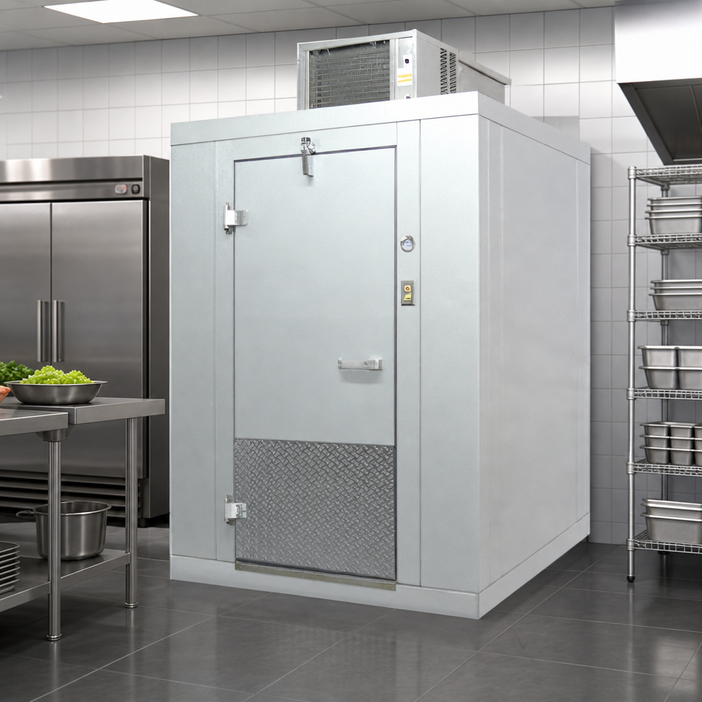 Indoor Walk-In Cooler With Floor