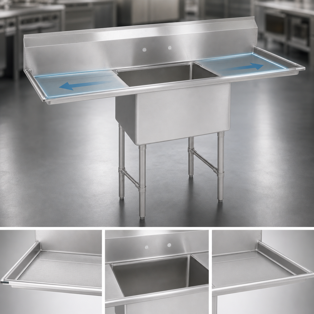 Double Drainboard Layout
