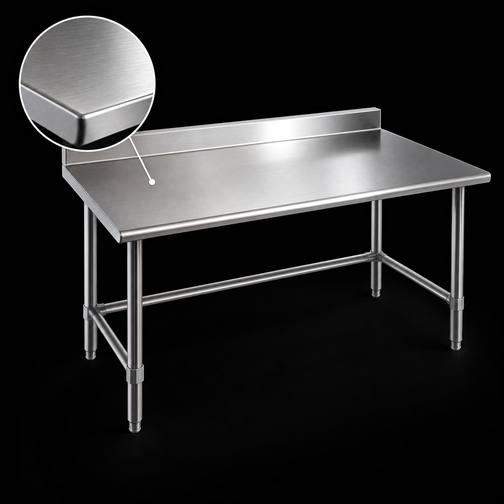 16-Gauge 300 Series Stainless Steel Top