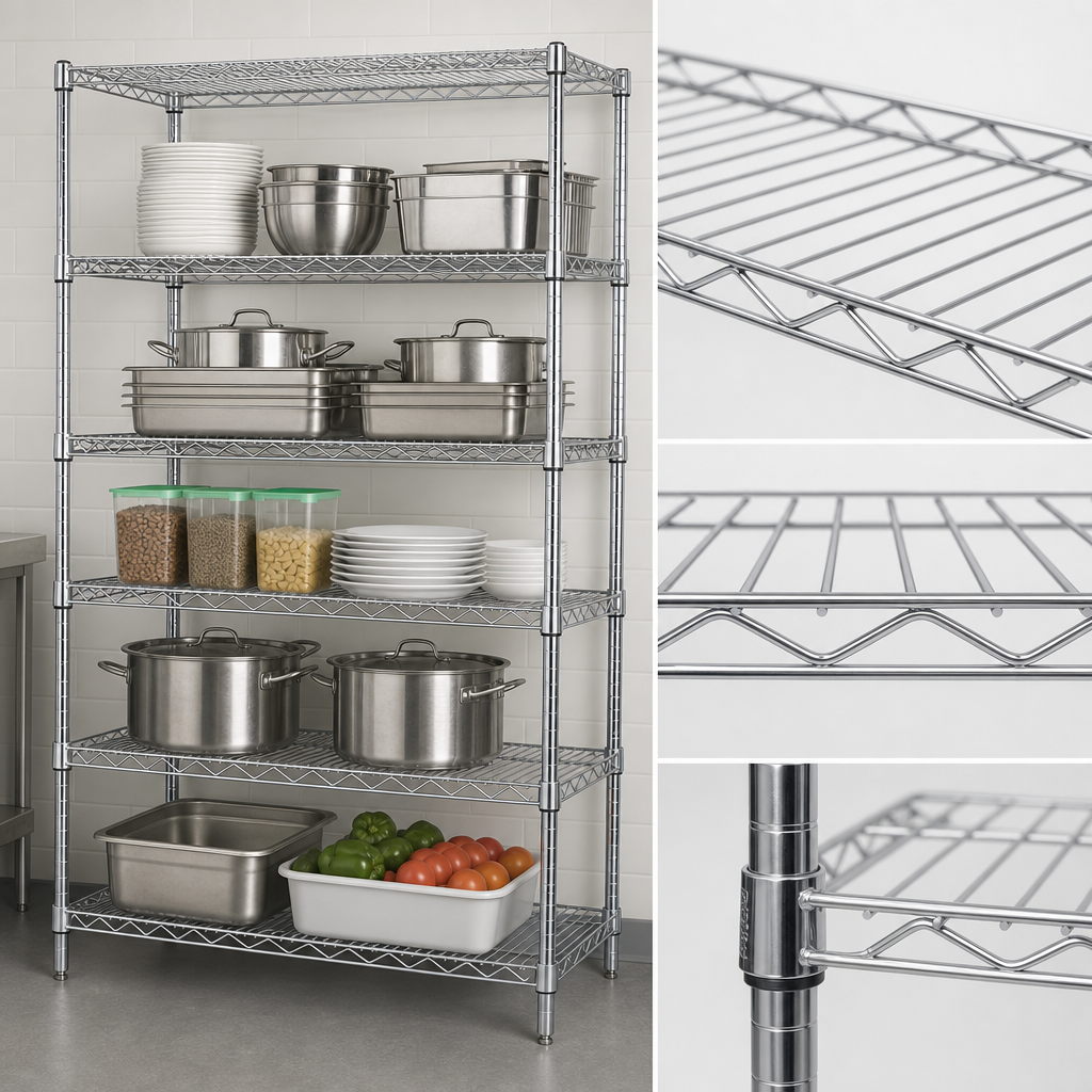 Five Wire Shelves