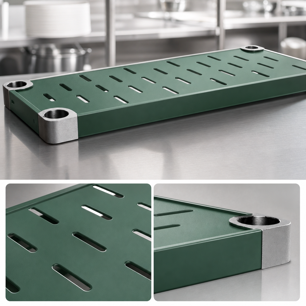 Louvered Die-Stamped Top