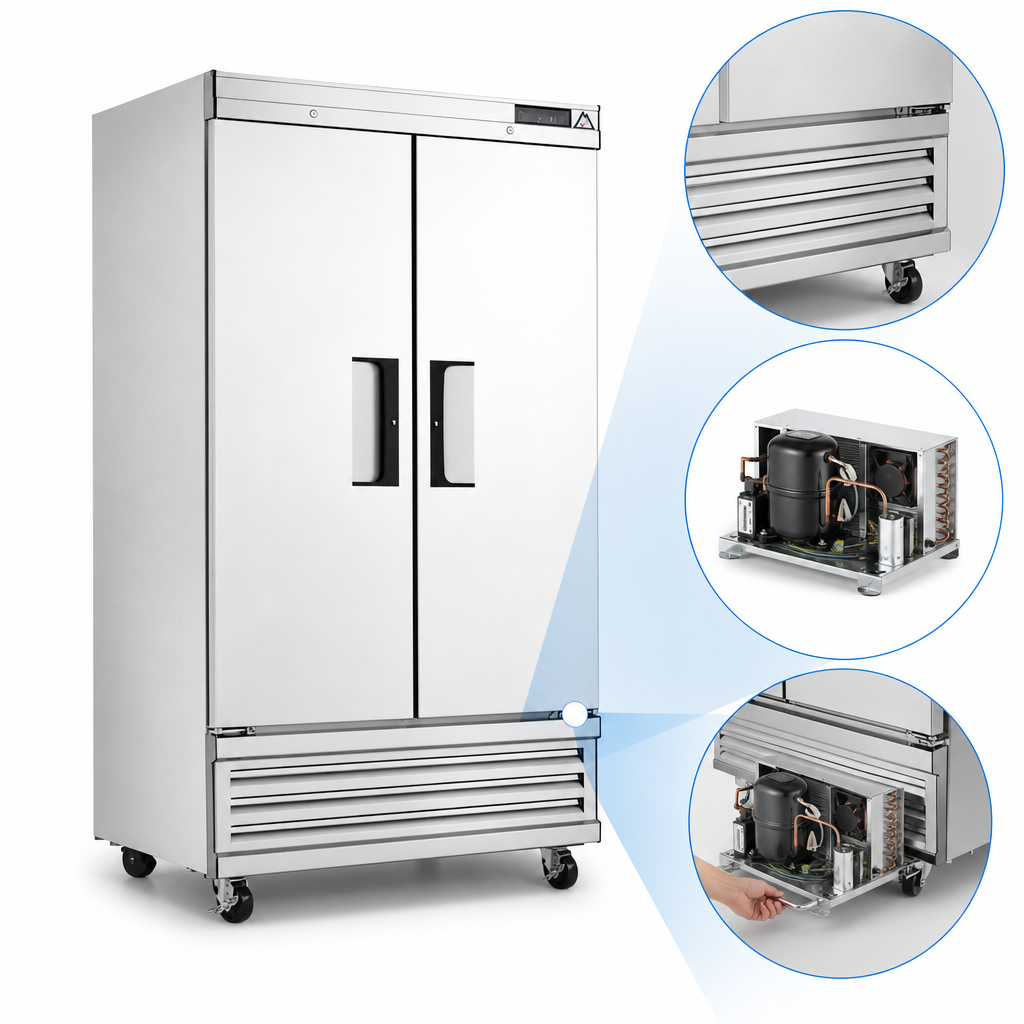 Bottom-Mounted Self-Contained Refrigeration