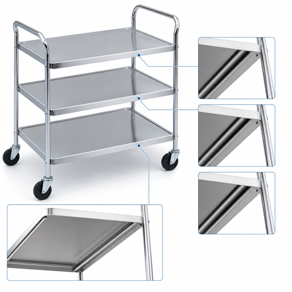 Reinforced Stainless Shelves