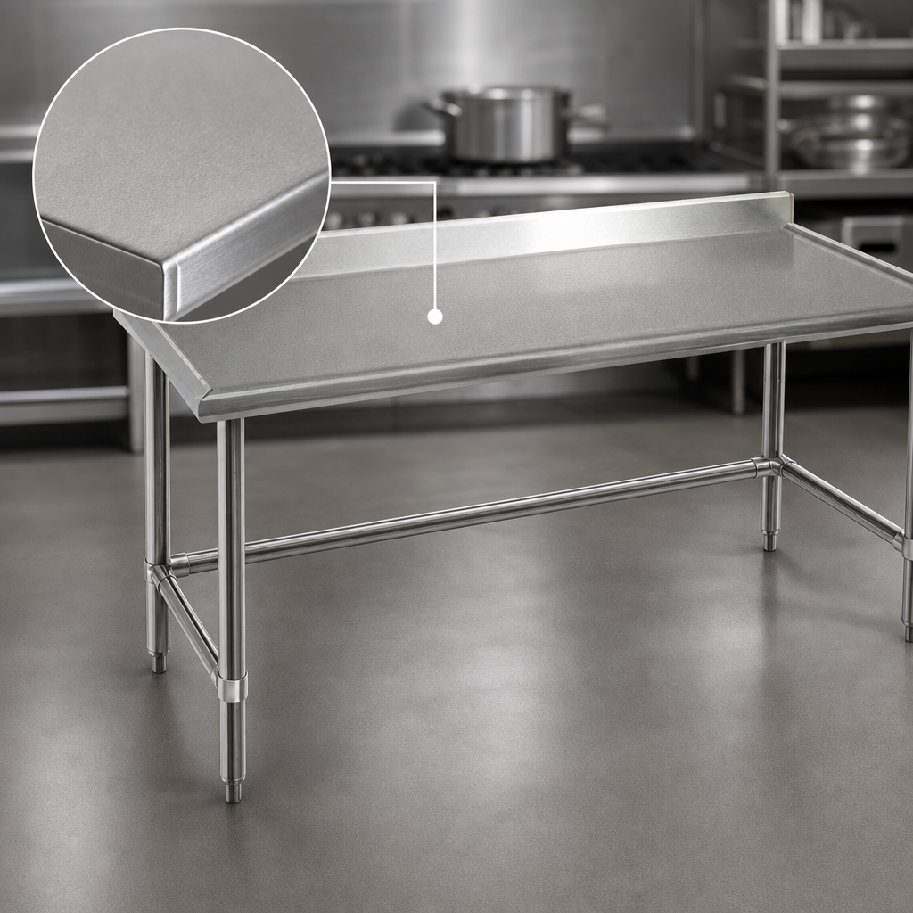 14-Gauge 300 Series Stainless Steel Top