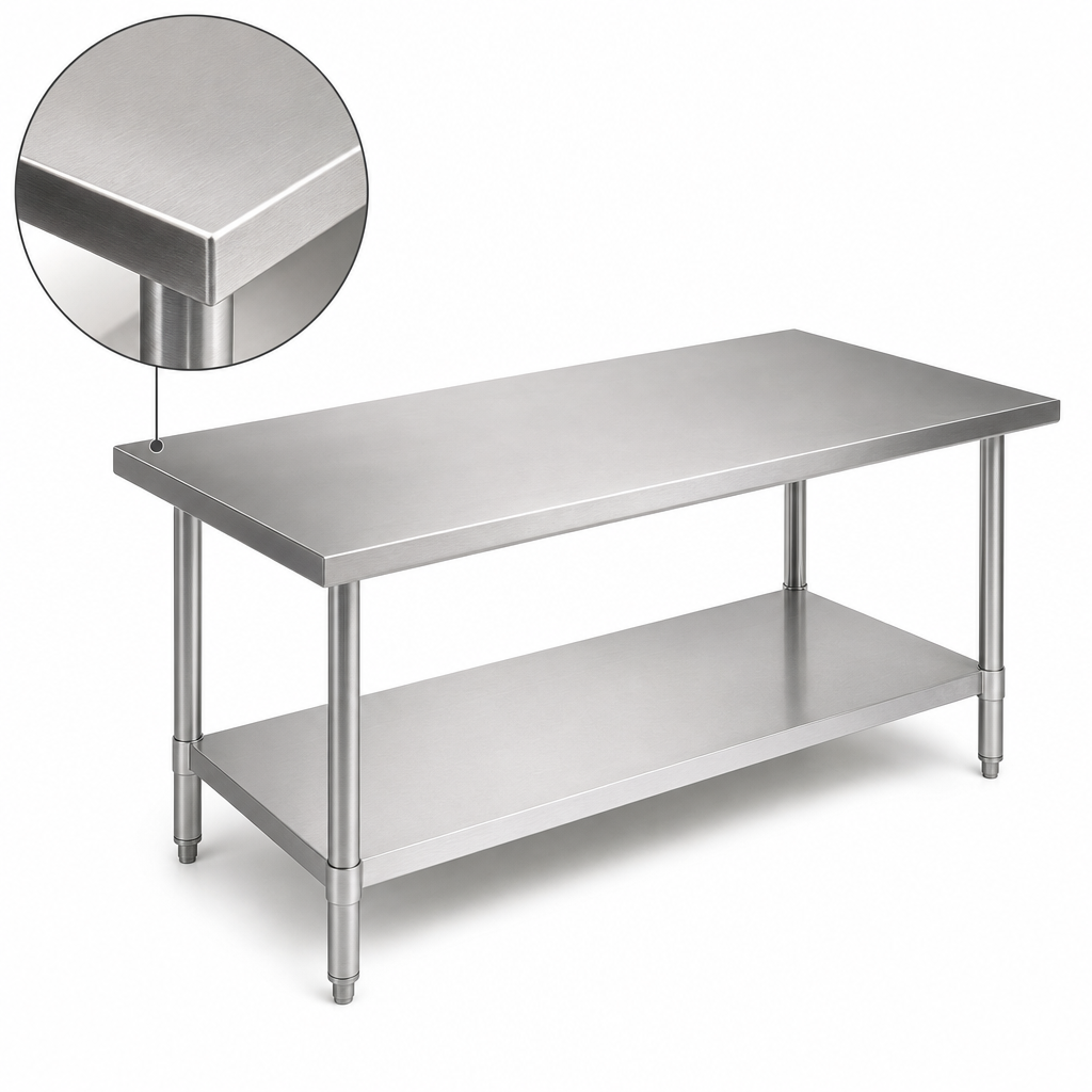 18-Gauge Stainless Steel Top