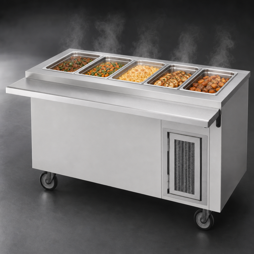 Five Full-Size Hot Food Wells