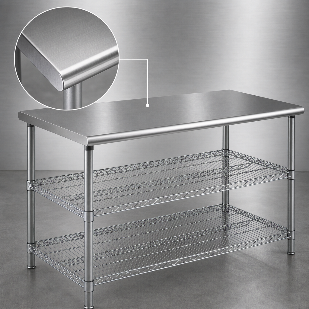 14/304 Stainless Steel Top