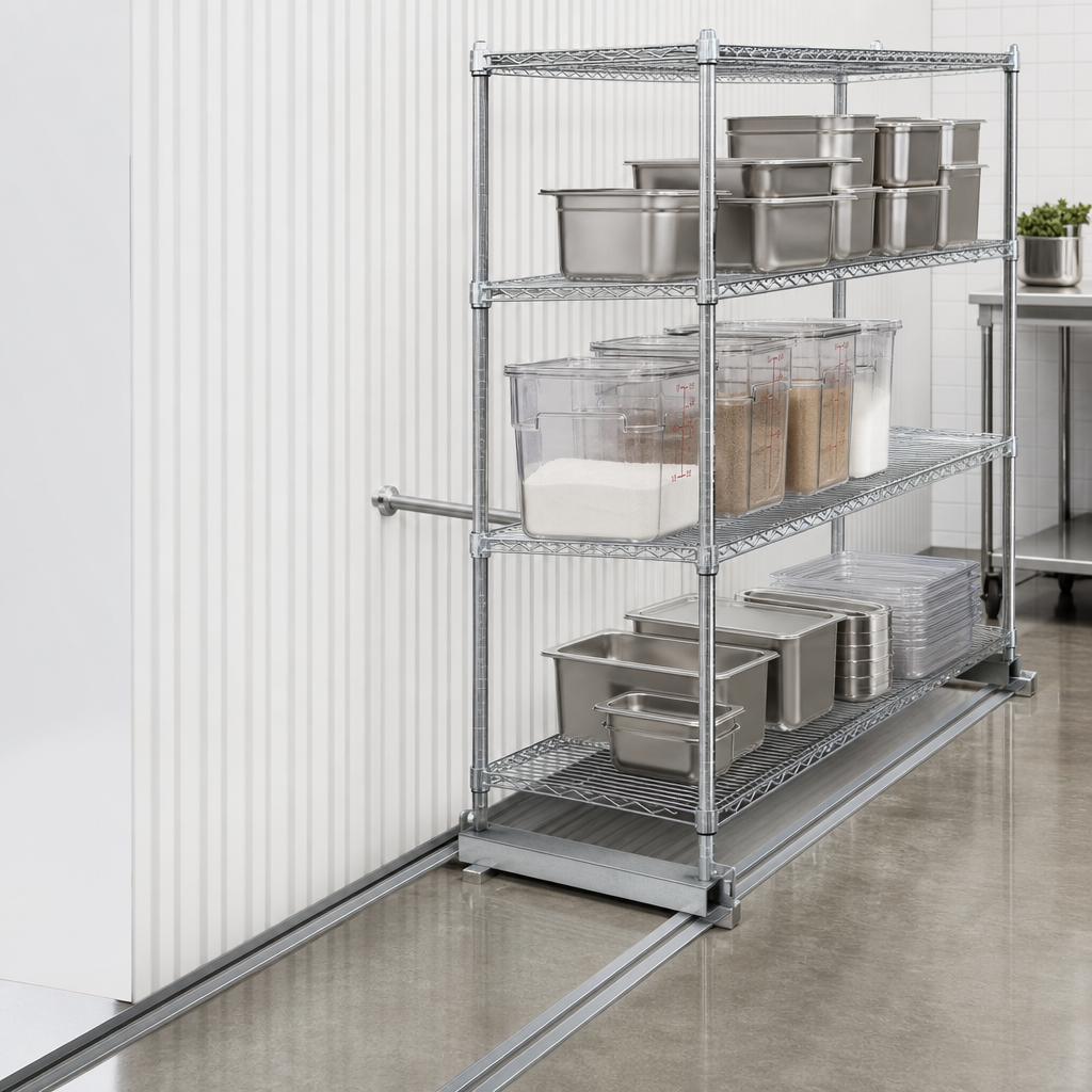 Single-Deep Floor-Trak System