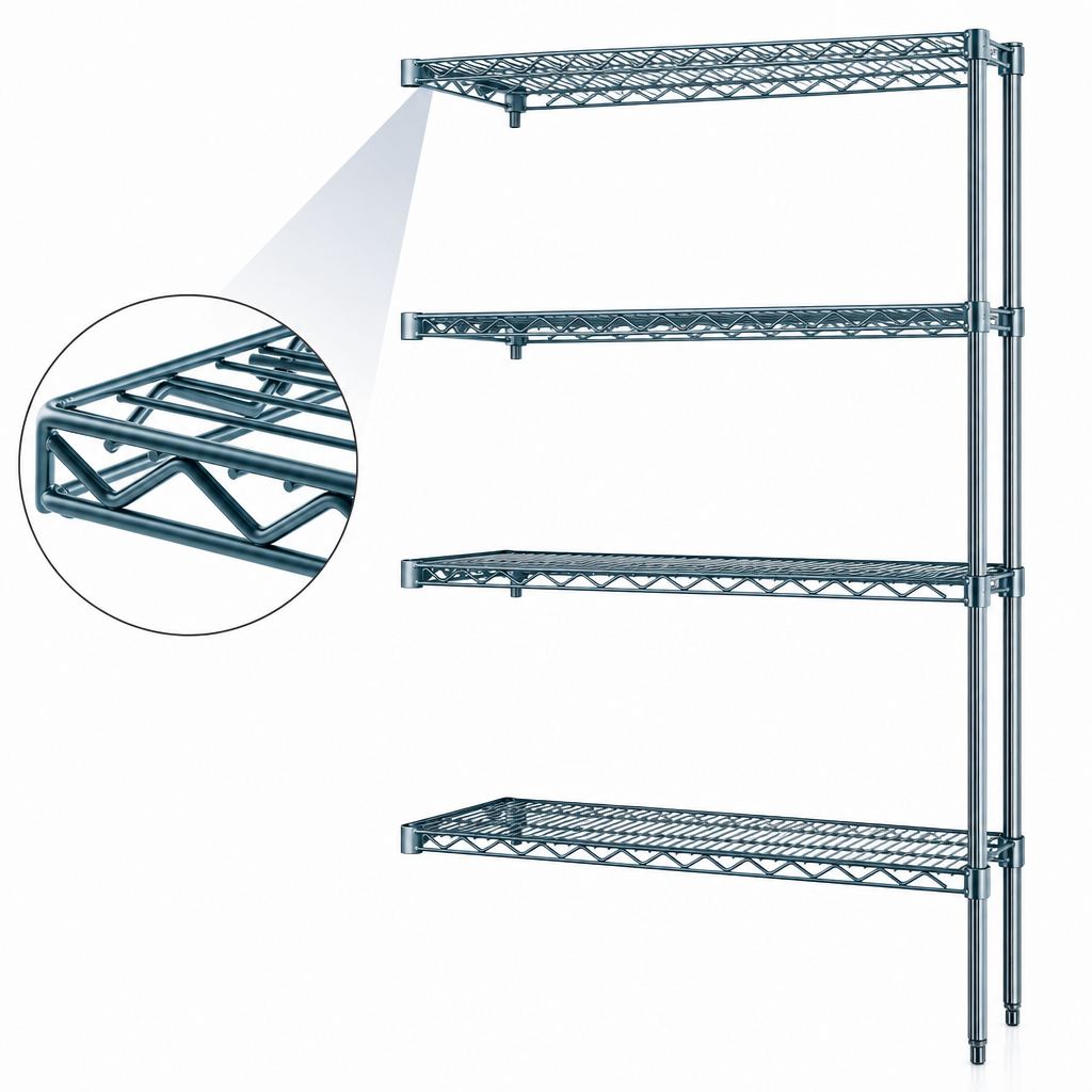 Patented QuadTruss Shelves